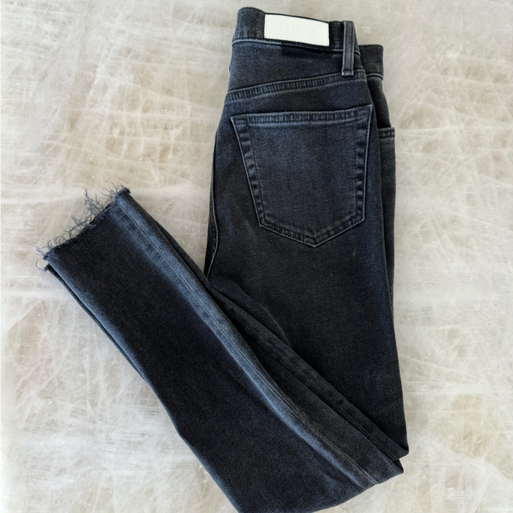 Black RE / DONE jeans. Never worn, size 25